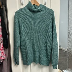 Green Knit Turtleneck sweater!